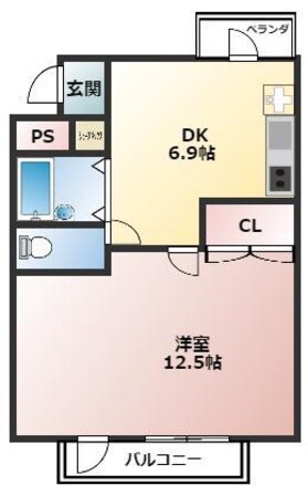 トーママンションの物件間取画像